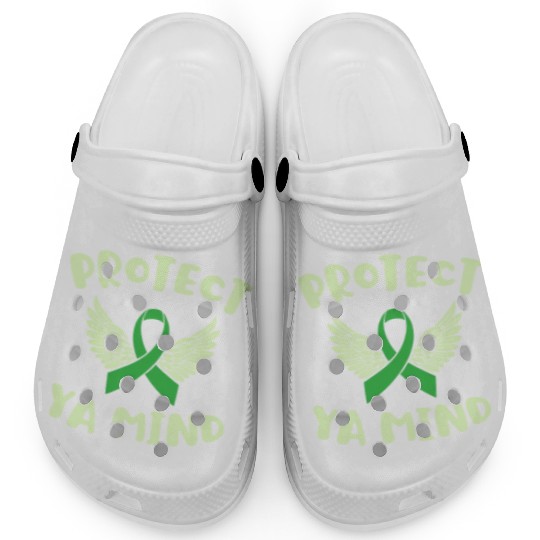 Protect Ya Mind Mental Health Awareness Depression Clogs