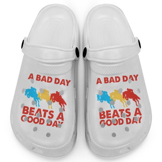 Funny Equestrian Horse Riding Show Jumping Clogs