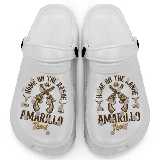 Amarillo Texas wild west town Clogs