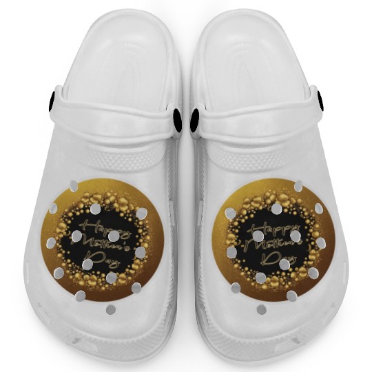 Happy Mother's Day Elegant Gold stickers Clogs