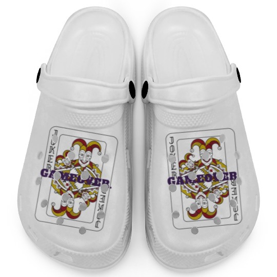 GAME OVER Joker Playing Card Clogs