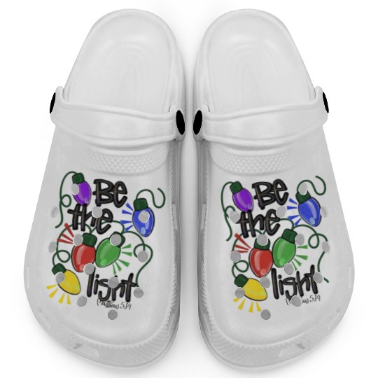 Be The Light Christmas Clogs