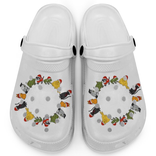 Christmas Holidays Cute Animals Stars Candy Canes Clogs