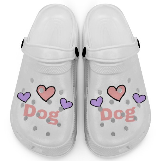 Dog Love, girlfriend, boyfriend Clogs