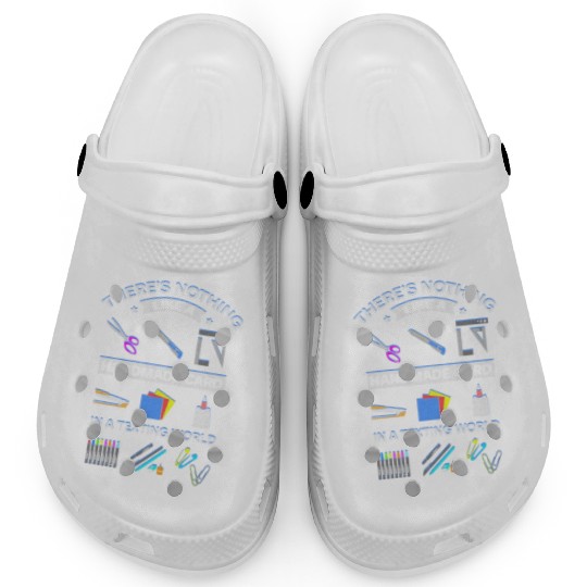 Nothing Like Handmade Card in Texting Society Clogs