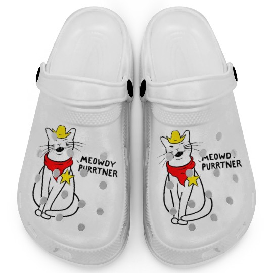 meowdy cat partner Clogs