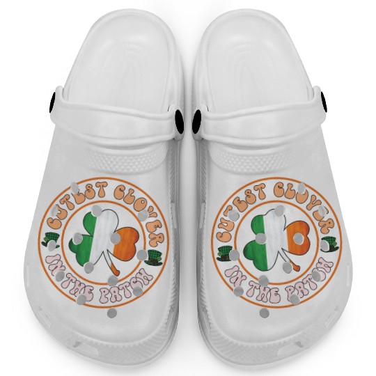 Cutest Clover In The Patch saint patricks day Clogs