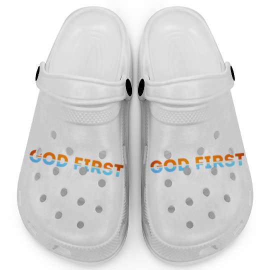 God first then pickleball Clogs