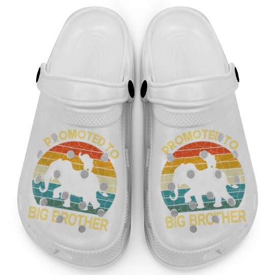 Promoted to big brother Elephant Gift Clogs