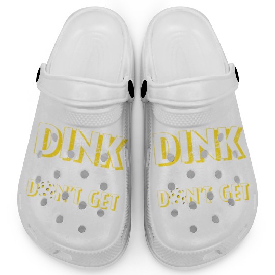 Pickleball Season Dink Responsibly Player Paddle Clogs