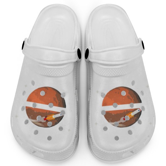 Future Martian Mars Planet Space Lover Clogs