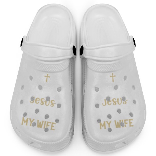 I Love Jesus And My Wife - Jesus Clogs