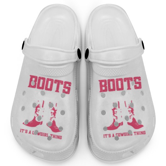 Boots And Bling It's A Cowgirl Thing Clogs