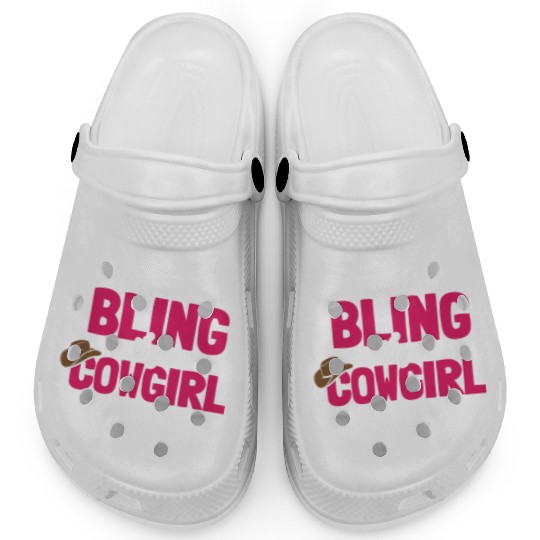 Boots And Bling It's A Cowgirl Thing Clogs