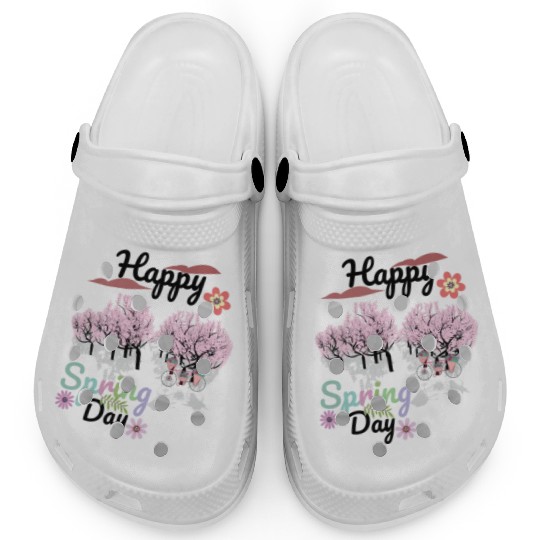Seasons Greetings for Spring, Happy Spring Graphic Clogs