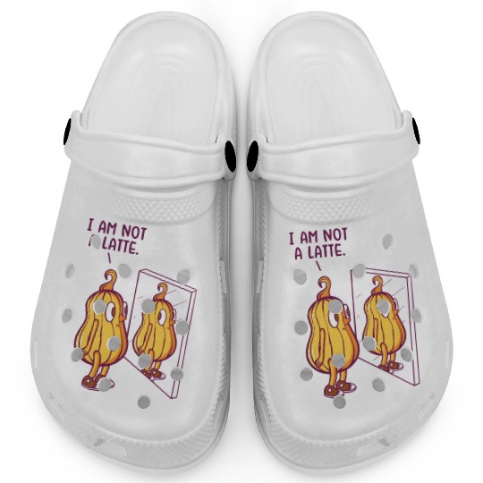 Pumpkin Latte Lover Coffee Pumpkin Clogs