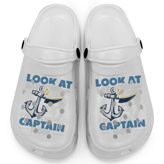 Captain Boat Lovers Fishermen Sailing Boating Clogs