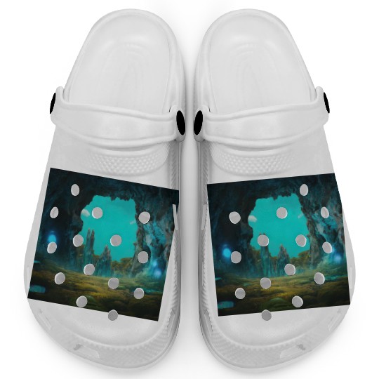 Bioluminescent Underground Landscapes Clogs