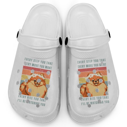 Every Bite You Take - Pomeranian Clogs