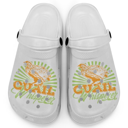 Quail Whisperer Farmer Farming Gift Clogs