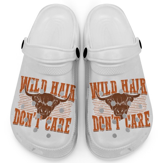 Highland Cattle Cow Farmer Gift Clogs