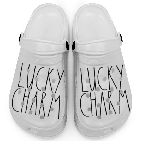 Lucky Charm Rae Dunn Inspired Minimalist Decor Clogs
