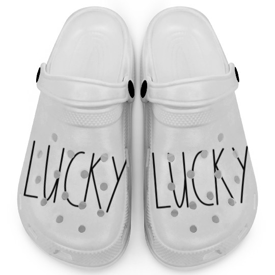 Lucky Rae Dunn Inspired Minimalist Decor Clogs