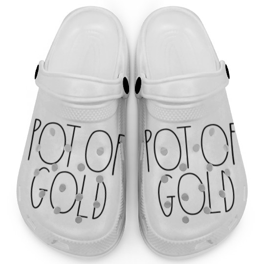 Pot of Gold Rae Dunn Inspired Minimalist Decor Clogs