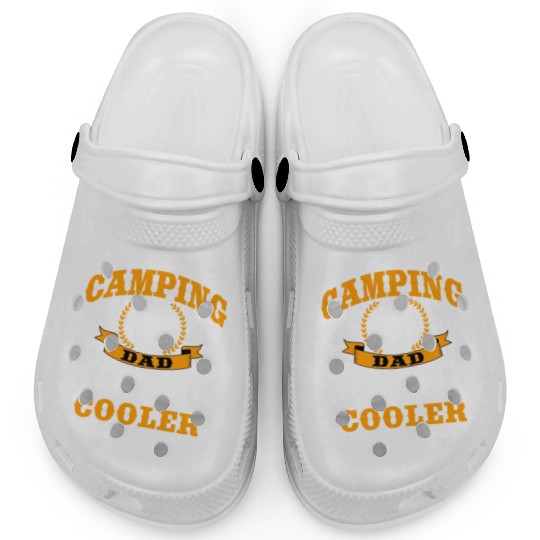 Funny Camping Dad Saying Summer Camp For Men Clogs
