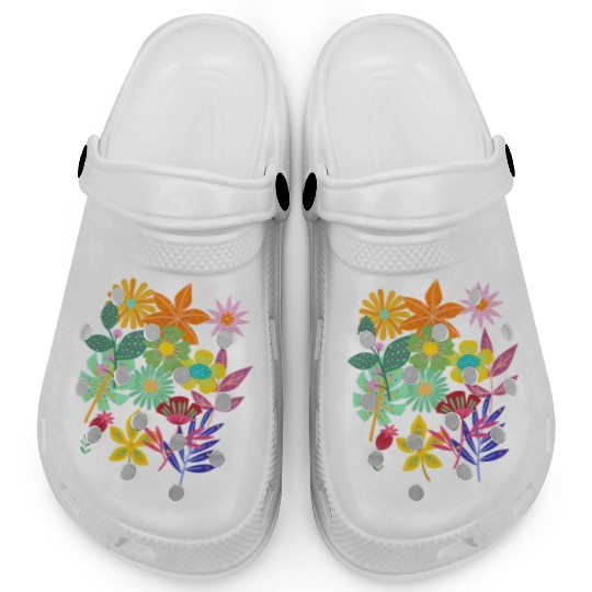 garden flowers Clogs