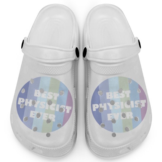 Retro Physics Lover Educational Best Physicist Clogs
