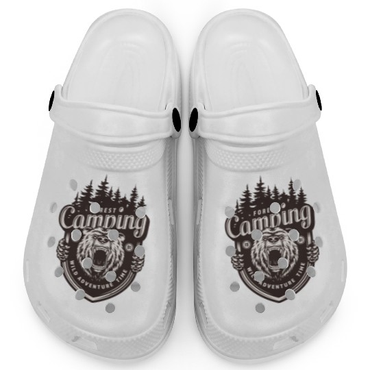 FOREST CAMPING WILD ADVENTURE TIME Clogs