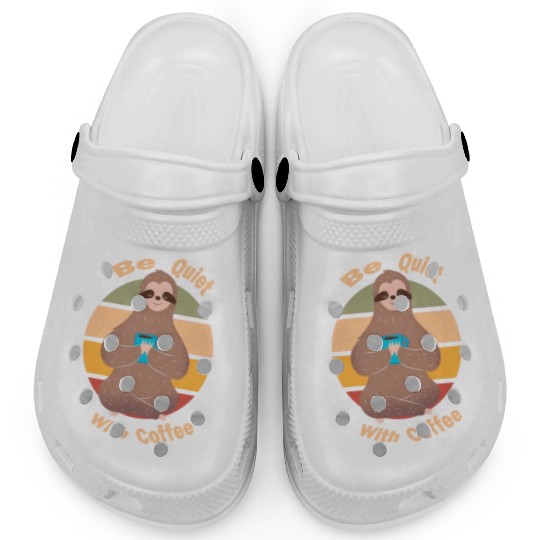 coffee with quiet sloth Clogs