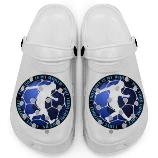 I Love Football Clogs