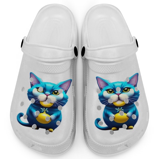 Blue cat Clogs