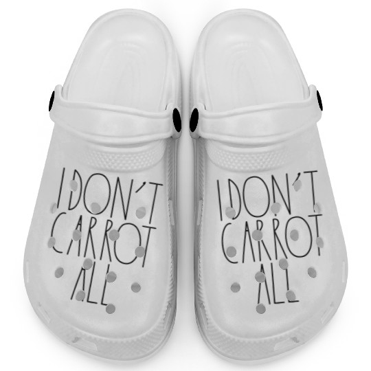 I Don't Carrot All Rae Dunn Inspired Minimalist Clogs