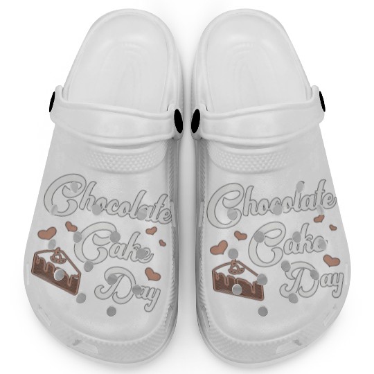 Chocolate Cake Day Dessert Sweet Delicious Fun Clogs
