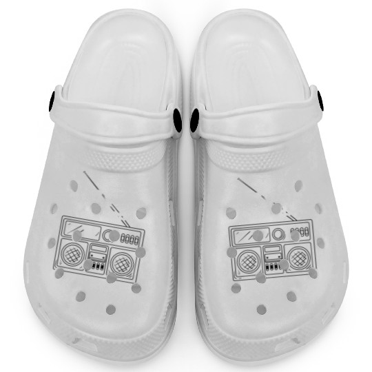 Never Underestimate An Old Man With A Ham Radio Clogs