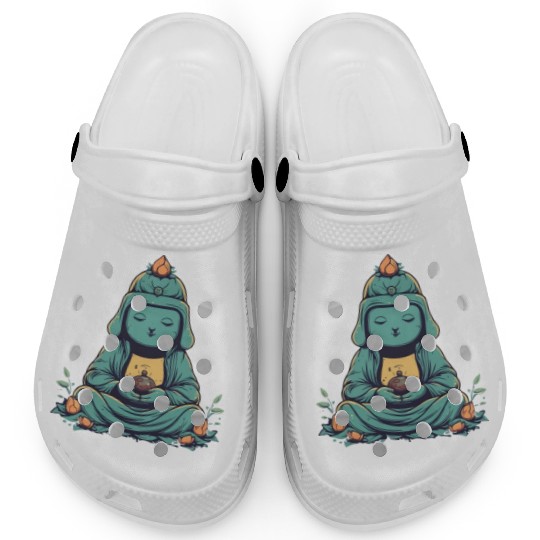 Meditating buddha Clogs