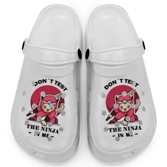 Karate Ninja Cat Kung Fu Clogs