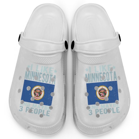 Minnesota Flag US State Clogs