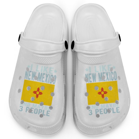 New Mexico Flag US State Clogs