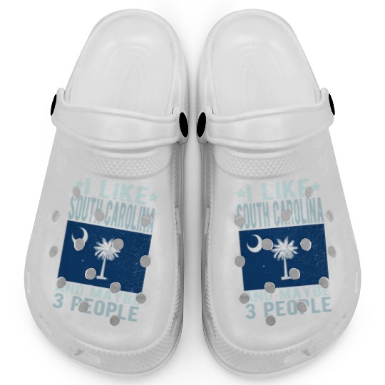 South Carolina Flag US State Clogs