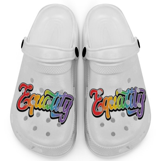LGBT Pride Rainbow Flag Equality Clogs
