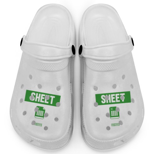 Funny Excel Gift, I'm done with this sheet Clogs