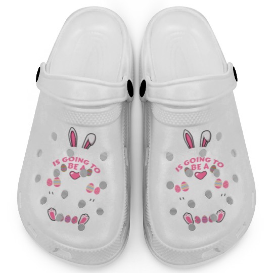 Some Bunny Is Going To Be A Big Brother Easter Day Clogs
