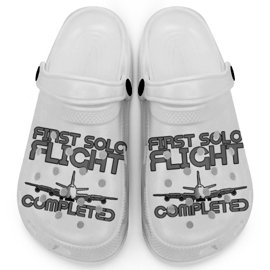 First Solo Flight Completed Clogs