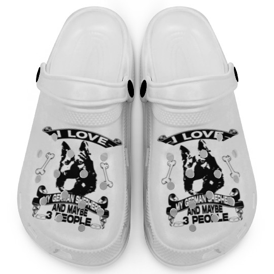 I love my german shepherd fathers day gifts Clogs
