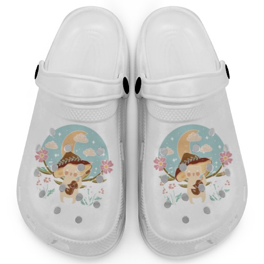 Cottagecore Mushroom Aesthetic Nature Conservation Clogs