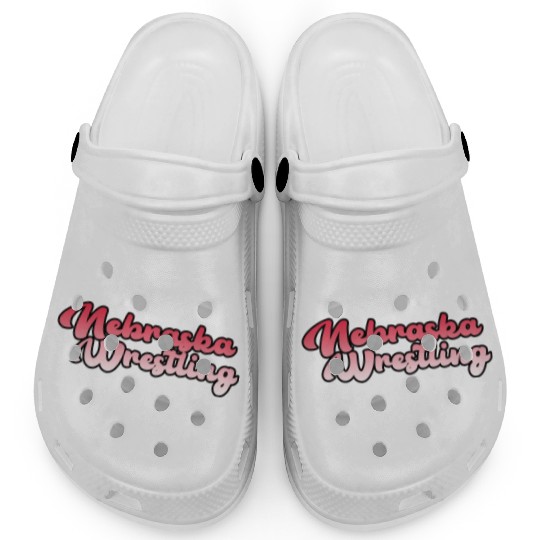 Nebraska Wrestling (State Colors) Clogs